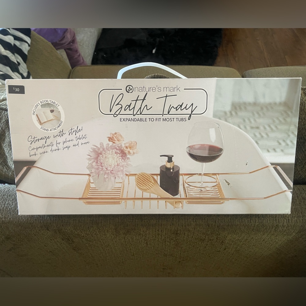 Gold Bath Tray